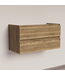 SANI-SUPPLY Wastafelonderkast Trendline Tabak Oak 100x47x52cm softclose lades