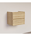 SANI-SUPPLY Wastafelonderkast Trendline Natural Oak 60x47x52cm softclose lades