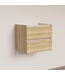 Wastafelonderkast Trendline Natural Oak 60x47x52cm softclose lades