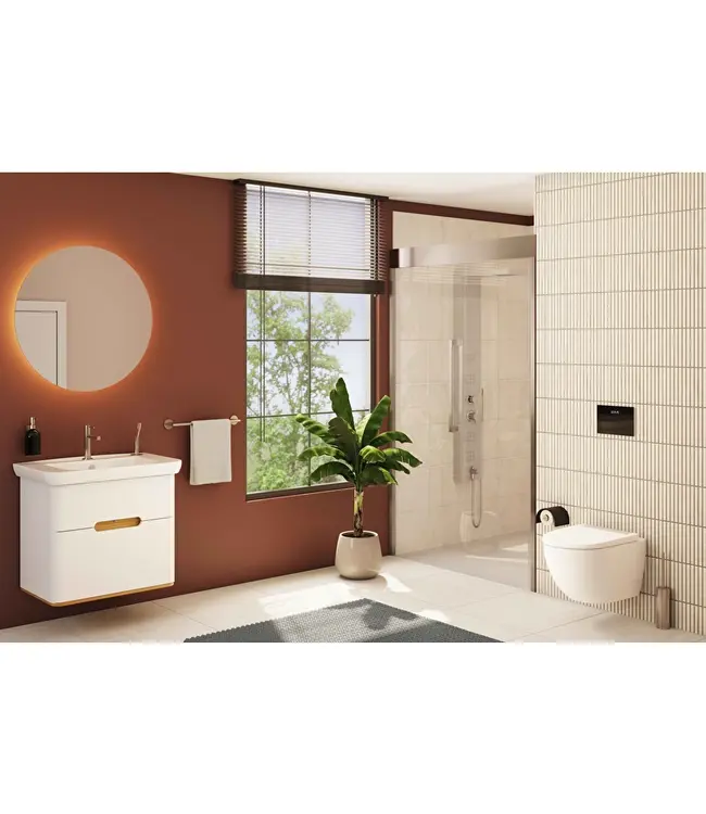 Touchless Bidet Toilet VitrA Sento - Infrarood Hangtoilet met Douchefunctie