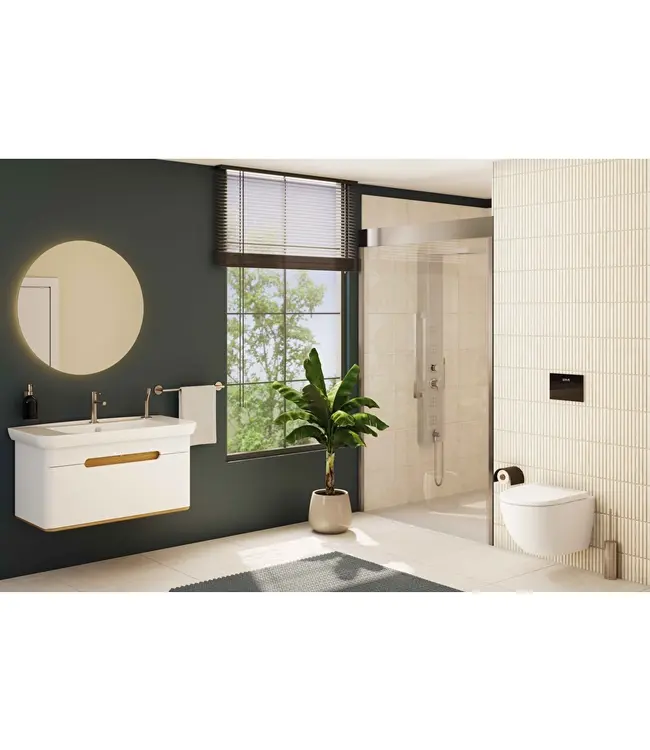 Touchless Bidet Toilet VitrA Sento - Infrarood Hangtoilet met Douchefunctie