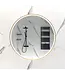Badkamerspiegel Atlas Rond 100cm Geborsteld Messing | LED & Verwarming