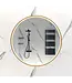 Badkamerspiegel Atlas Rond 100cm Geborsteld Brons Koper | LED & Verwarming