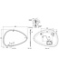 Lumora Organische Badkamerspiegel 120x80 cm – Dual LED & Verwarming