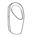 Geberit Preda Urinoir - Waterloos Wit
