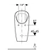 Geberit Preda Urinoir - Waterloos Wit