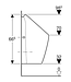 Geberit Preda Urinoir - Waterloos Wit