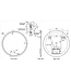 Ronde Badkamerspiegel Lumora 80 cm – Dual LED & Verwarming