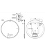 Ronde Badkamerspiegel Lumora 100 cm – Dual LED & Verwarming