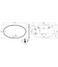 Ovale Badkamerspiegel Oliva 120x70 cm – Dual LED & Verwarming