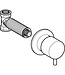 Geberit Inbouw Stopkraan 1/2" Chroom - Rond