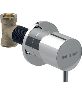 GEBERIT Geberit Inbouw Stopkraan 1/2" Chroom - Rond