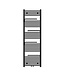 Handdoekradiator met handdoekhouder Mat Zwart 160x50cm – 2282W