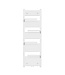 Handdoekradiator met handdoekhouder Glans Wit 160x50cm – 2282W