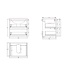 Wastafelonderkast Gliss Project 60 cm – Hoogglans Wit Badkamermeubel
