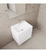 Wastafelonderkast Gliss Project 60 cm – Hoogglans Wit Badkamermeubel