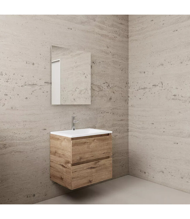 Wastafelonderkast Gliss Project 60 cm – Wellington Oak Badkamermeubel