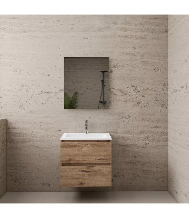 Wastafelonderkast Gliss Project 60 cm – Wellington Oak Badkamermeubel