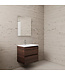 Wastafelonderkast Gliss Project 60 cm – Sonoma Choco Badkamermeubel