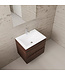 Wastafelonderkast Gliss Project 60 cm – Sonoma Choco Badkamermeubel