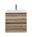 Wastafelonderkast Gliss Project 60 cm – Canyon Oak Badkamermeubel