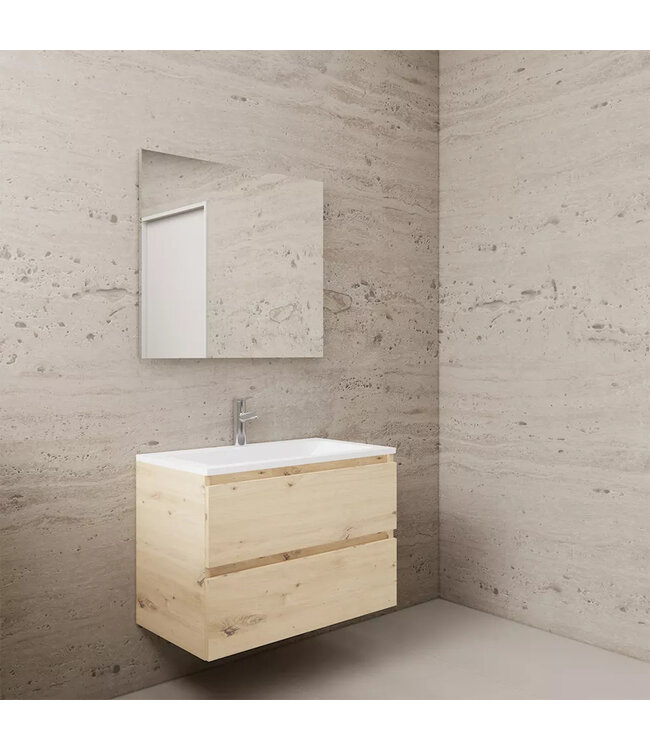 Wastafelonderkast Gliss Project 80 cm – Artisan Oak Badkamermeubel
