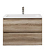 Wastafelonderkast Gliss Project 80 cm – Canyon Oak Badkamermeubel