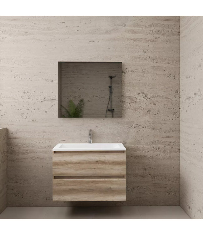 Wastafelonderkast Gliss Project 80 cm – Canyon Oak Badkamermeubel