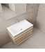 Wastafelonderkast Gliss Project 80 cm – Canyon Oak Badkamermeubel