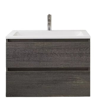 GLISS DESIGN Wastafelonderkast Gliss Project 80 cm – Freya Oak Badkamermeubel