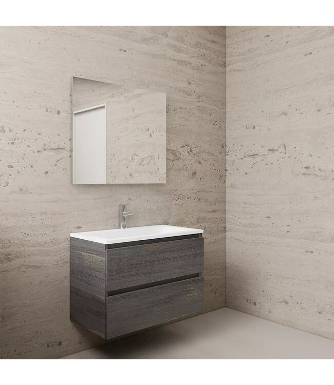 Wastafelonderkast Gliss Project 80 cm – Freya Oak Badkamermeubel