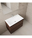 Wastafelonderkast Gliss Project 80 cm – Sonoma Choco Badkamermeubel