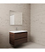 Wastafelonderkast Gliss Project 80 cm – Sonoma Choco Badkamermeubel