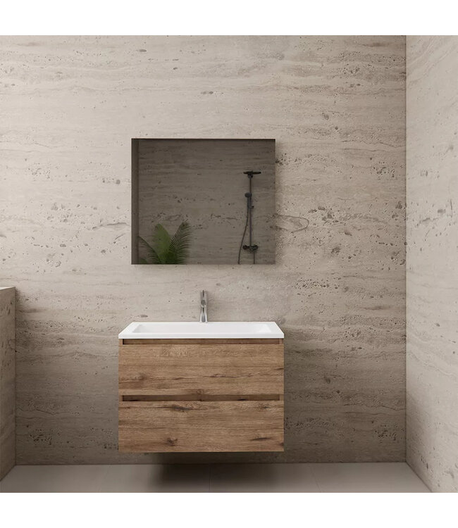 Wastafelonderkast Gliss Project 80 cm – Wellington Oak Badkamermeubel