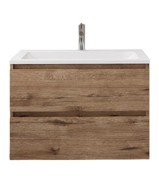 GLISS DESIGN Wastafelonderkast Gliss Project 80 cm – Wellington Oak Badkamermeubel