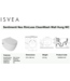 Hangtoilet met bidet Ivoor Mat met Geintegreerde kraan Koud⎢Isvea Sentimenti NEO Randloos excl. wc bril