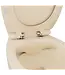 Hangtoilet Randloos Ivoor Mat - Isvea Sentimenti NEO⎢excl. wc bril