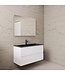 Wastafelonderkast Gliss Project 100 cm – Glans Wit Badkamermeubel