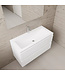 Wastafelonderkast Gliss Project 100 cm – Glans Wit Badkamermeubel