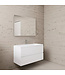 Wastafelonderkast Gliss Project 100 cm – Glans Wit Badkamermeubel