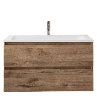 GLISS DESIGN Wastafelonderkast Gliss Project 100 cm – Wellington Oak Badkamermeubel