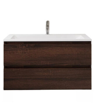 GLISS DESIGN Wastafelonderkast Gliss Project 100 cm – Sonoma Choco Badkamermeubel