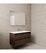 Wastafelonderkast Gliss Project 100 cm – Sonoma Choco Badkamermeubel