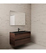 Wastafelonderkast Gliss Project 100 cm – Sonoma Choco Badkamermeubel