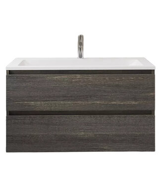 GLISS DESIGN Wastafelonderkast Gliss Project 100 cm – Freya Oak Badkamermeubel