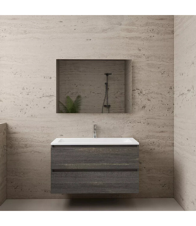 Wastafelonderkast Gliss Project 100 cm – Freya Oak Badkamermeubel