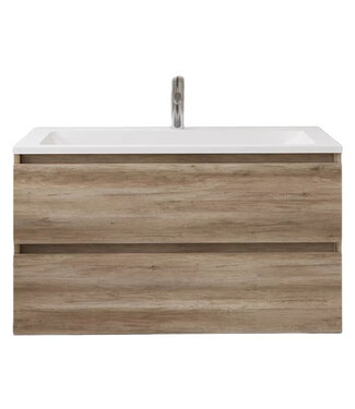 GLISS DESIGN Wastafelonderkast Gliss Project 100 cm – Canyon Oak Badkamermeubel