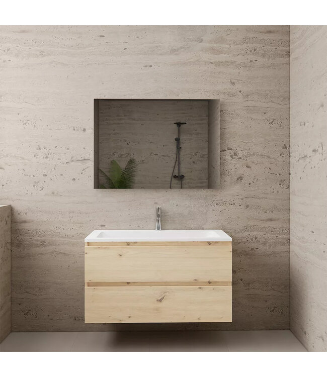 Wastafelonderkast Gliss Project 100 cm – Artisan Oak Badkamermeubel