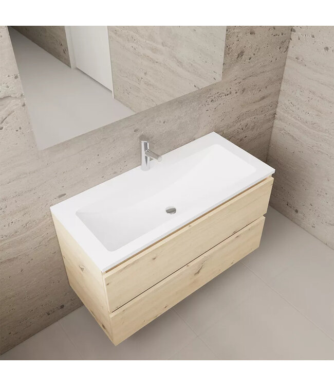 Wastafelonderkast Gliss Project 100 cm – Artisan Oak Badkamermeubel