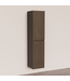 SANI-SUPPLY Badkamerkast Trendline Brown Oak 35x35x160 cm | Hoge Kolomkast Hangend